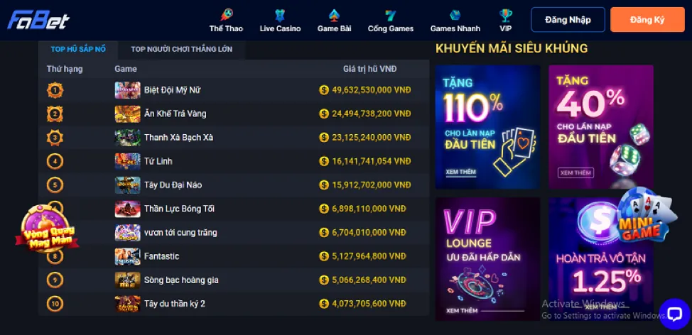 Khuyến Mãi Hấp Dẫn FC888 Casino